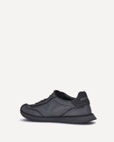 Leather Sneakers - BLACK | Base Blu