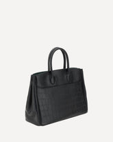 Crocco Handbag - BLACK | Base Blu