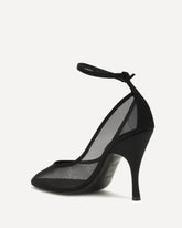 Décolléte Nude in rete - NERO | Base Blu