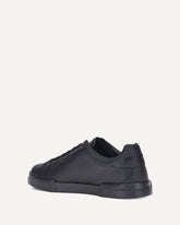 Leather Sneakers - BLACK | Base Blu