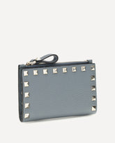 Leather Card holder - LIGHT BLUE | Base Blu