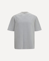 Oversized all-over monogram T-shirt - WHITE | Base Blu