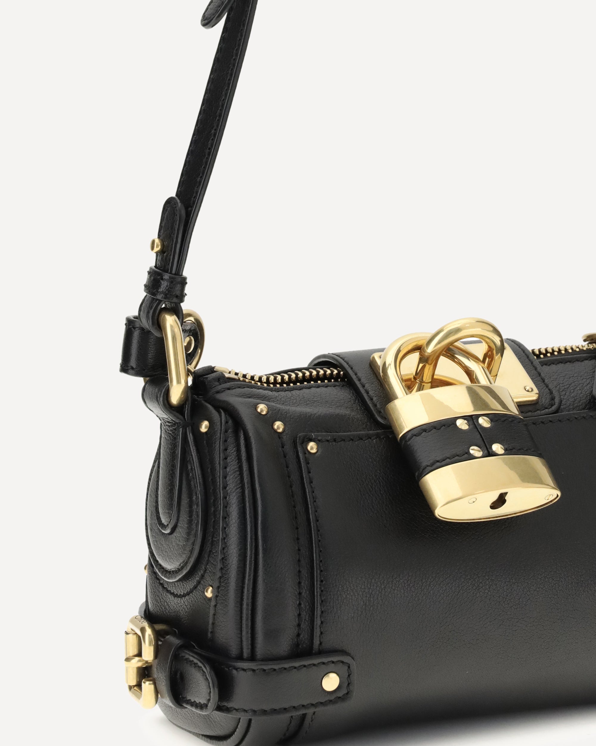 CHLOÉ Paddington Shoulder Bag BLACK | Base Blu