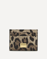 Animal print Card Holder - BROWN | Base Blu