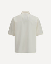 Oversize bowling Shirt - CREAM | Base Blu