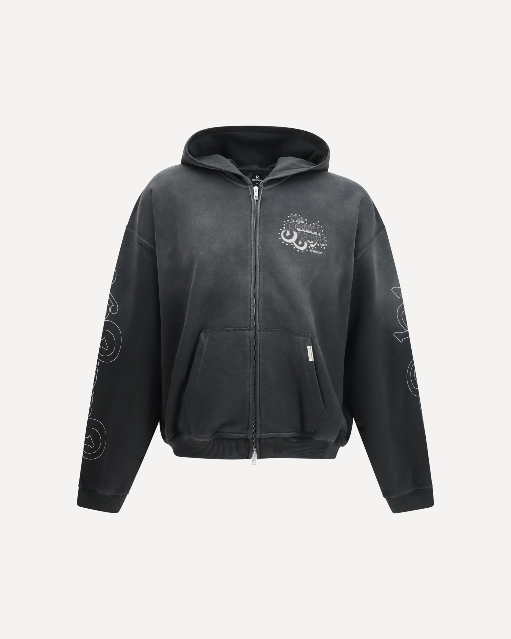 REPRESENT Beach Boys Endless Summer Zip Hoodie GREY | Base Blu