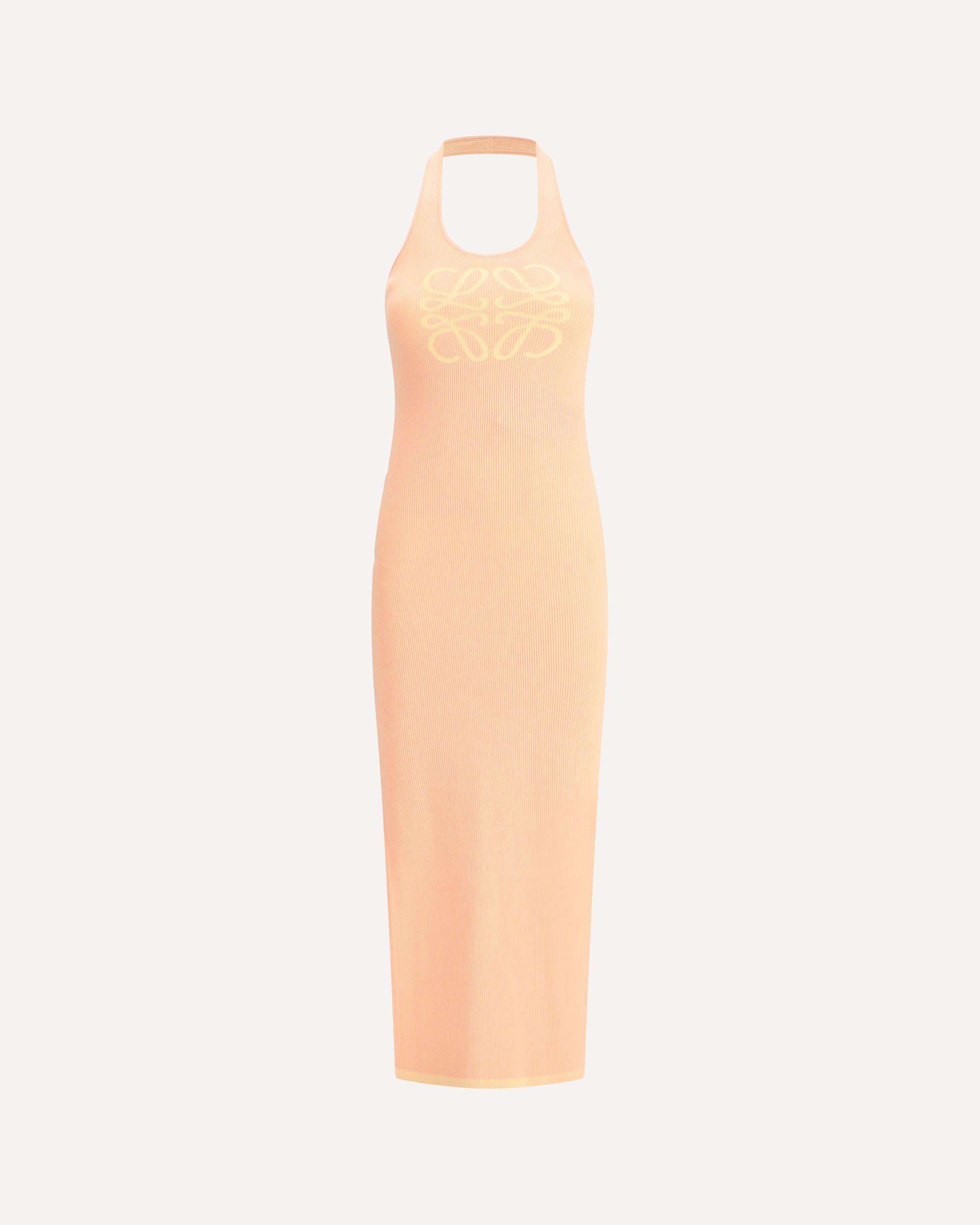 LOEWE Long ribbed design Dress PINK