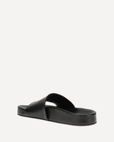 Anatomic leather Sandals - BLACK | Base Blu