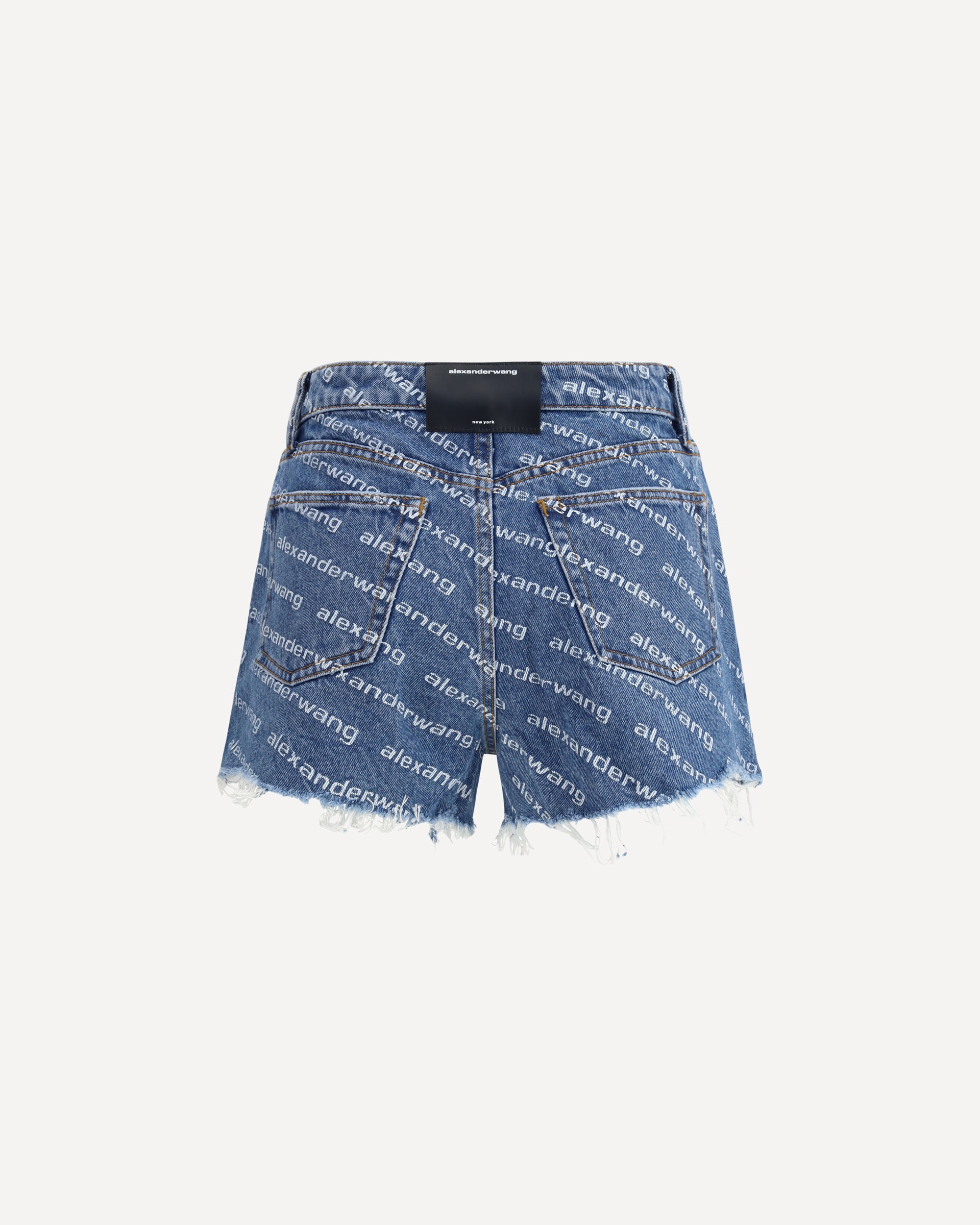 ALEXANDER WANG Bite denim Shorts BLUE | Base Blu
