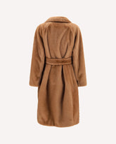 Miss Coat in faux fur - BEIGE | Base Blu