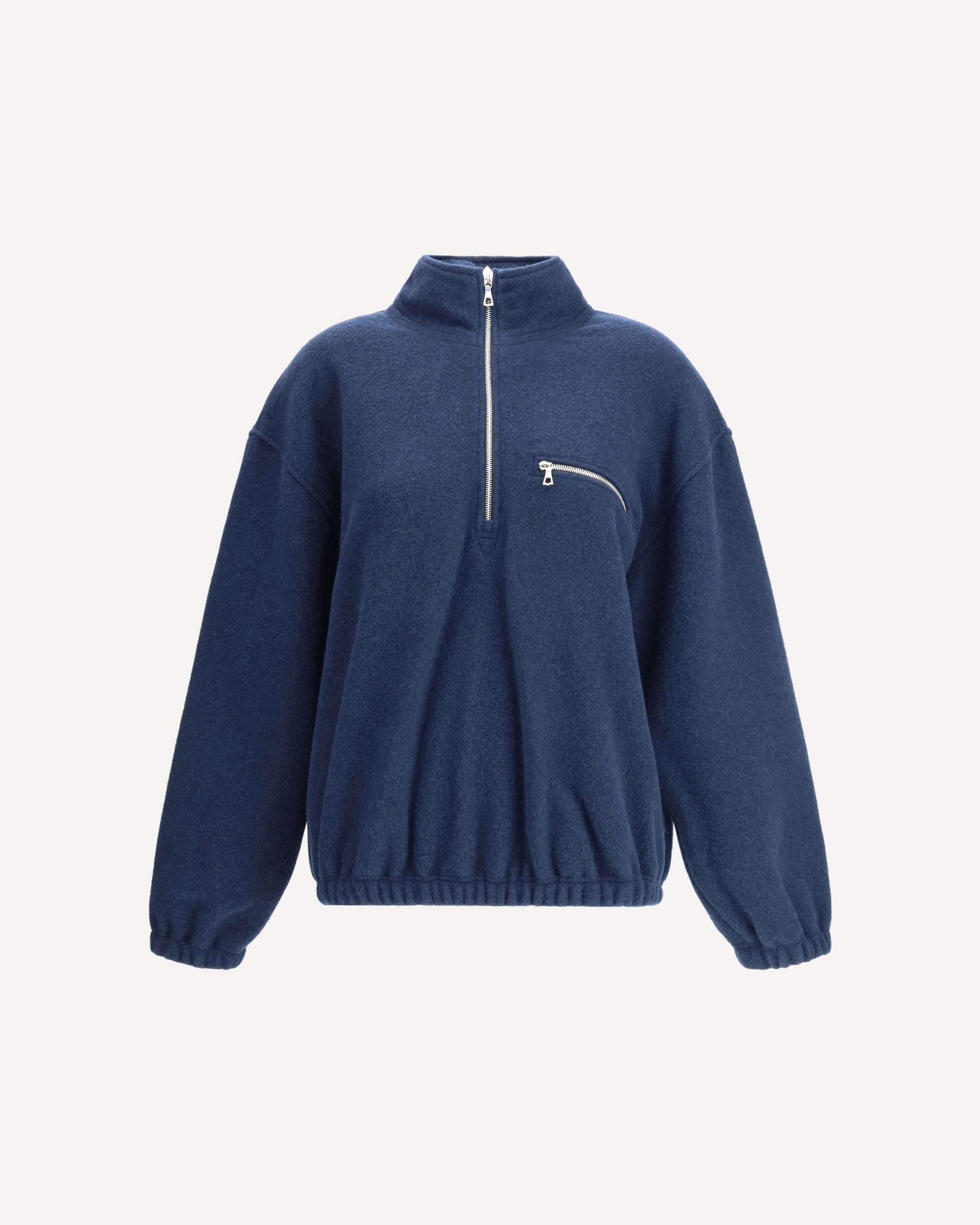 RIER Polar natural Wool Pile BLUE | Base Blu