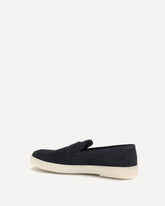Suede Loafers - BLUE | Base Blu