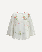 Blusa con maniche svasate - BIANCO | Base Blu