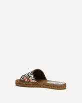 Embroidered espadrille Sandals - MULTICOLOUR | Base Blu
