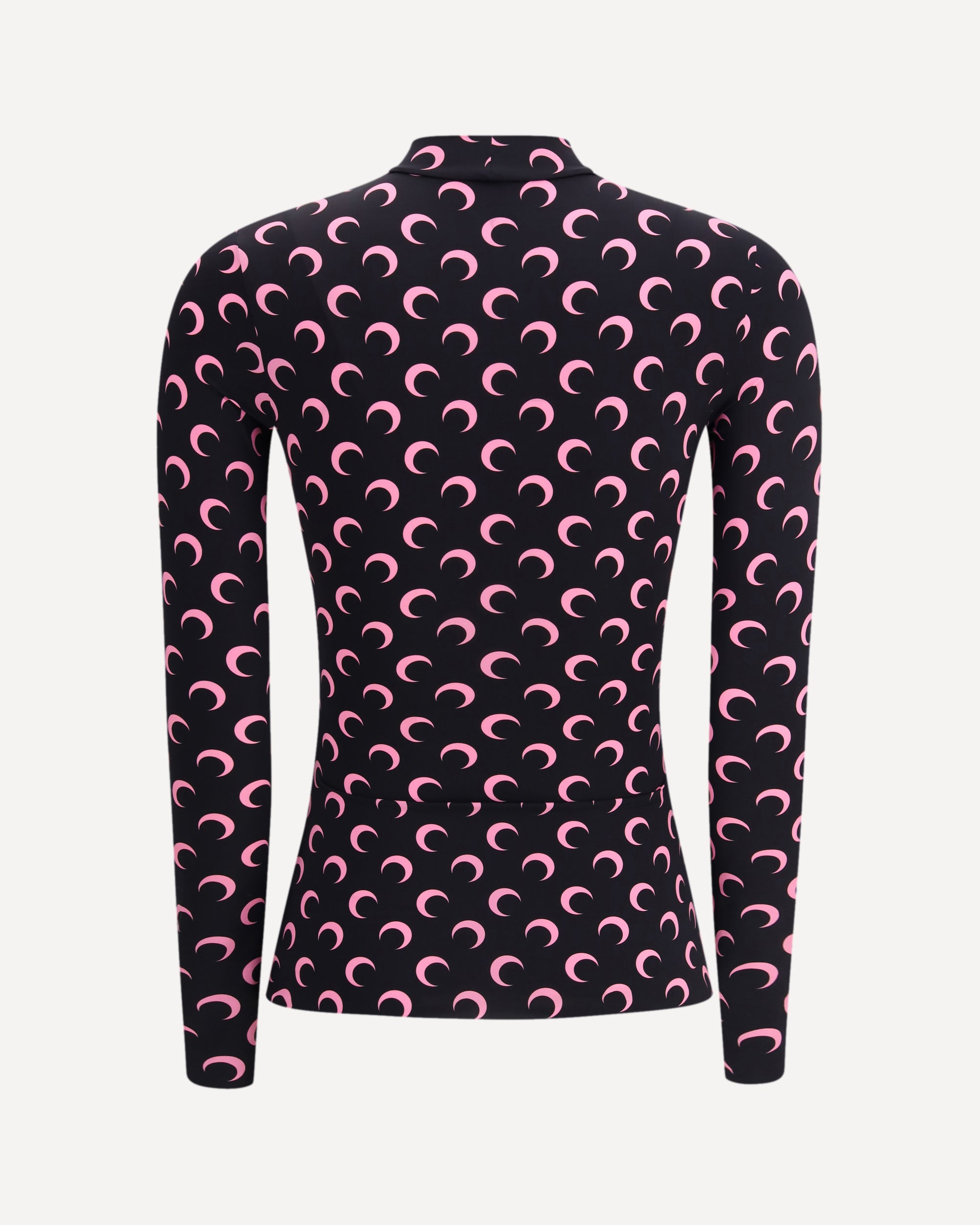 MARINE SERRE Moon long sleeve Top BLACK | Base Blu