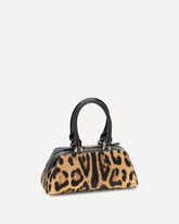 Borsa a Mano Antigona East-West mini leopardata - MULTICOLORE | Base Blu