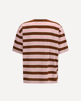 Striped filo di Scozia T-shirt - PINK | Base Blu