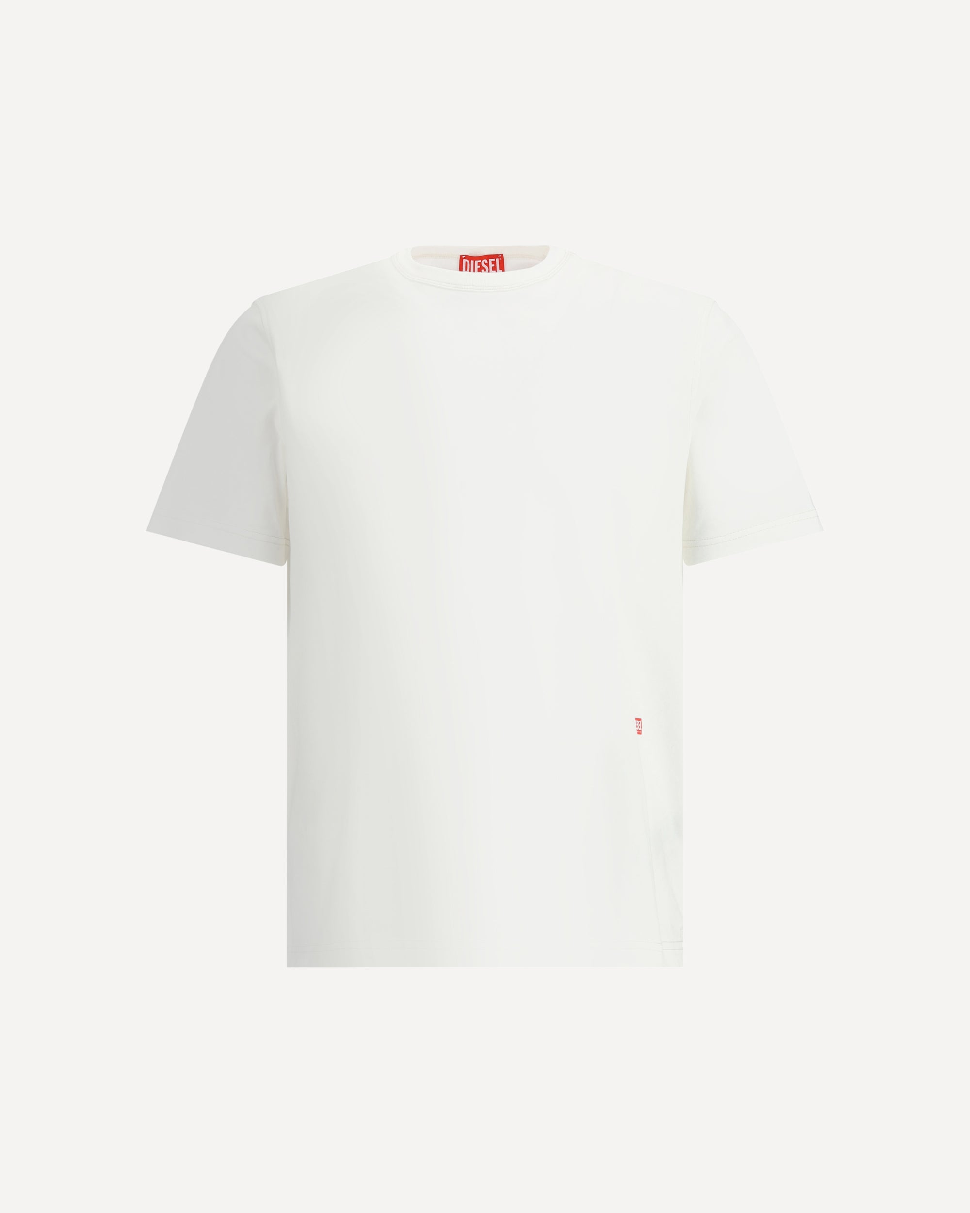 DIESEL T-adjust-slits-r13 T-Shirt WHITE | Base Blu