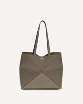 Medium Puzzle Fold Tote Bag - GREY | Base Blu