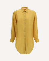 Sailor Marisca silk Shirt - GOLD | Base Blu