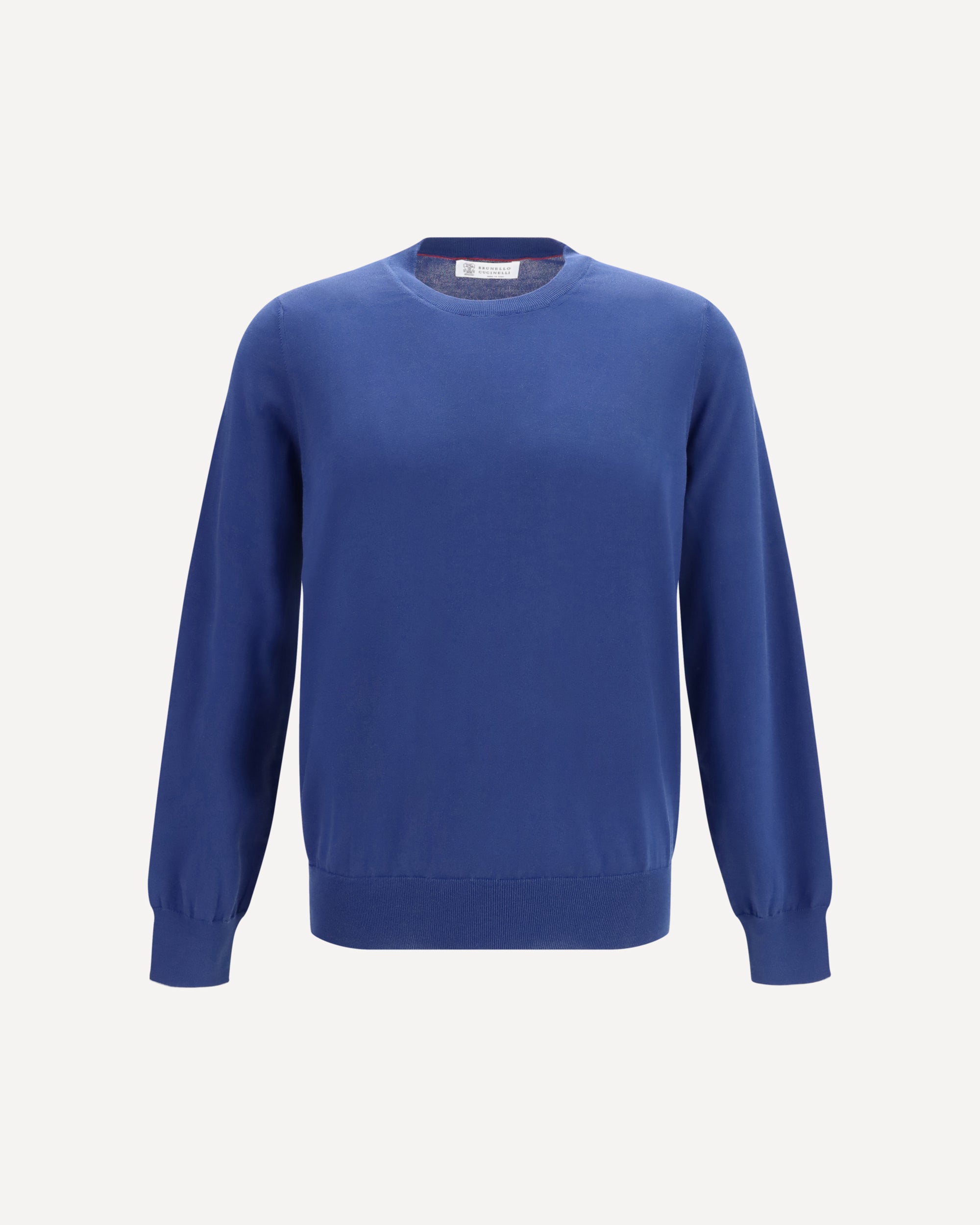 BRUNELLO CUCINELLI Sweater in cotton KHAKI | Base Blu