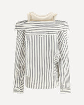 Striped Top - WHITE | Base Blu