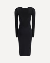 Midi Bustier Dress - BLACK | Base Blu