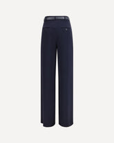 Elegant Pants with belt - BLUE | Base Blu