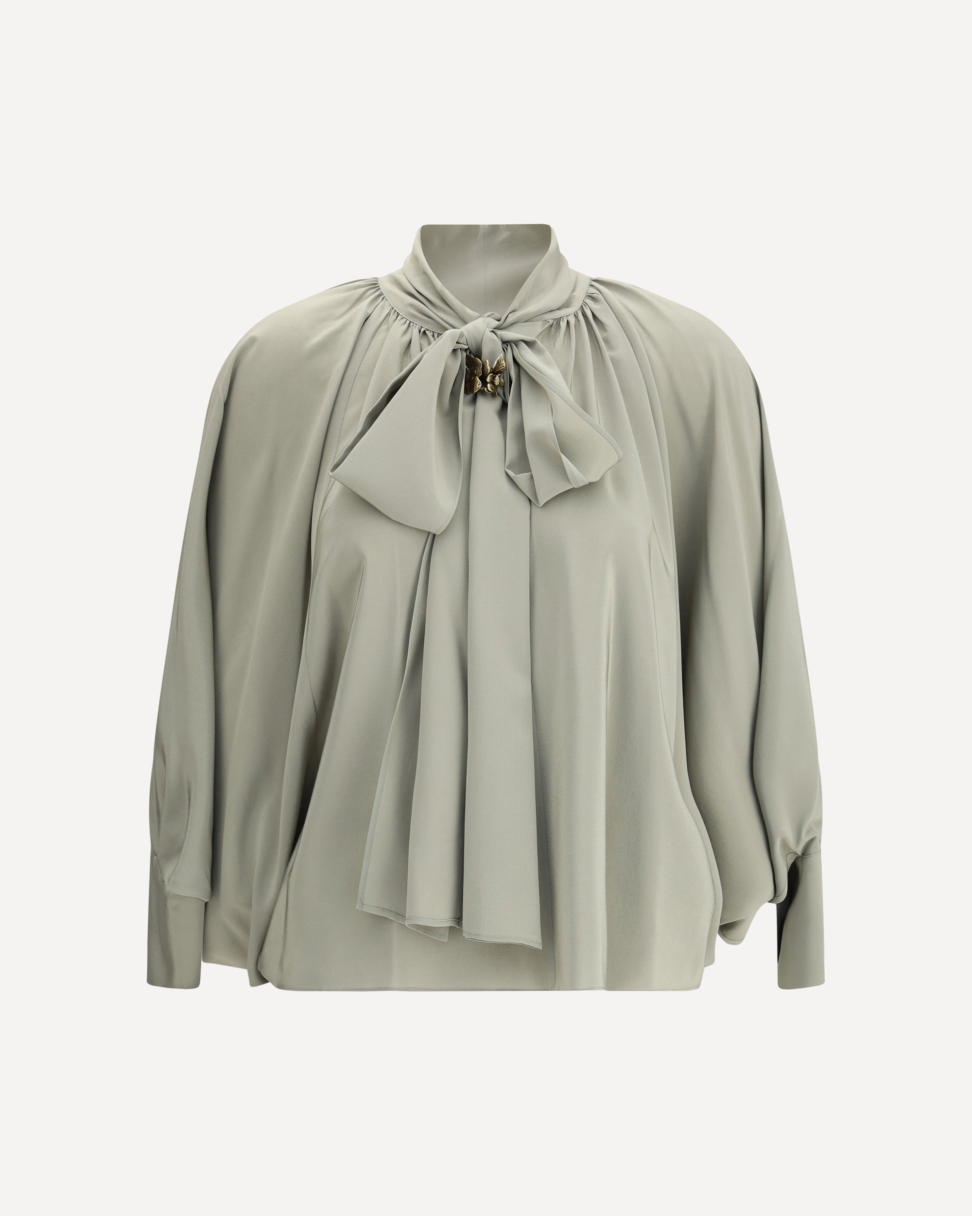 MAX MARA Leonida silk Blouse GREEN | Base Blu MAX MARA Leonida silk Blouse GREEN | Base Blu