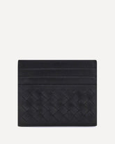 Intrecciato Cardholder - BLACK | Base Blu