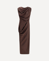 VIVIENNE WESTWOOD Long Fond Dress BROWN