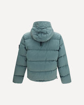 Nylon Metal hooded Puffer Jacket - GREEN | Base Blu