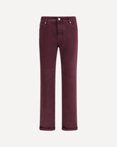Jenas in cotone slim - VIOLA | Base Blu