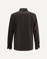Virgin wool Shirt - BROWN | Base Blu