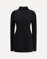 Short Sculpted Dress from  Klepsydra Capsule - BLACK | Base Blu