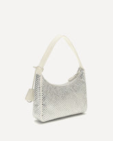 Borsa a Spalla Re-Edition  - BIANCO | Base Blu