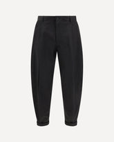 Turn-Up Pants - BLACK | Base Blu