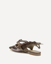 Gianira leather Ballerinas - BROWN | Base Blu