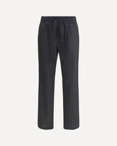 Pinstriped Pants - GREY | Base Blu
