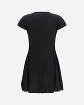 Knitted mini Dress - BLACK | Base Blu
