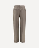 Wool Flared pants - KHAKI  | Base Blu