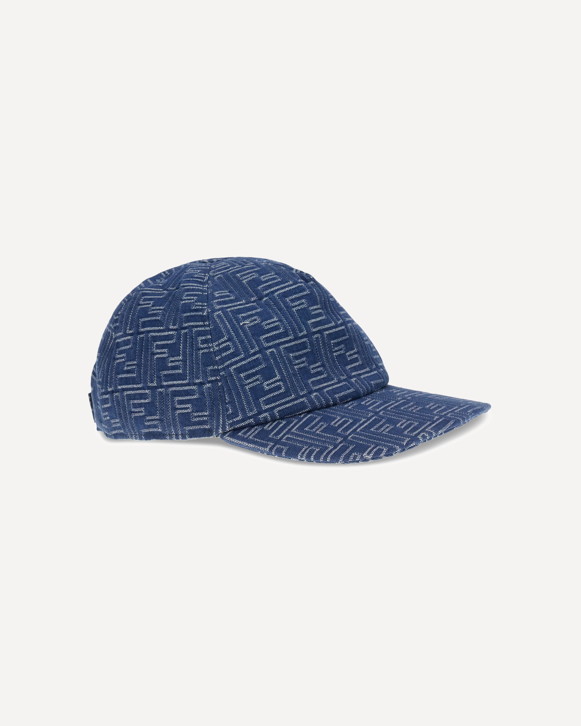 FENDI Denim embroidery Baseball Hat BLUE | Base Blu