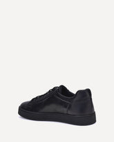 Leather Sneakers - BLACK | Base Blu
