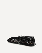 Mesh Ballerinas - BLACK | Base Blu
