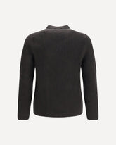 Full-rib cotton Sweater - BROWN | Base Blu