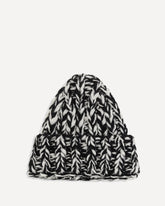 XXL wool Knit Beanie - BLACK | Base Blu