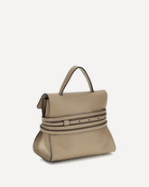 Tie Me Handbag - BEIGE | Base Blu