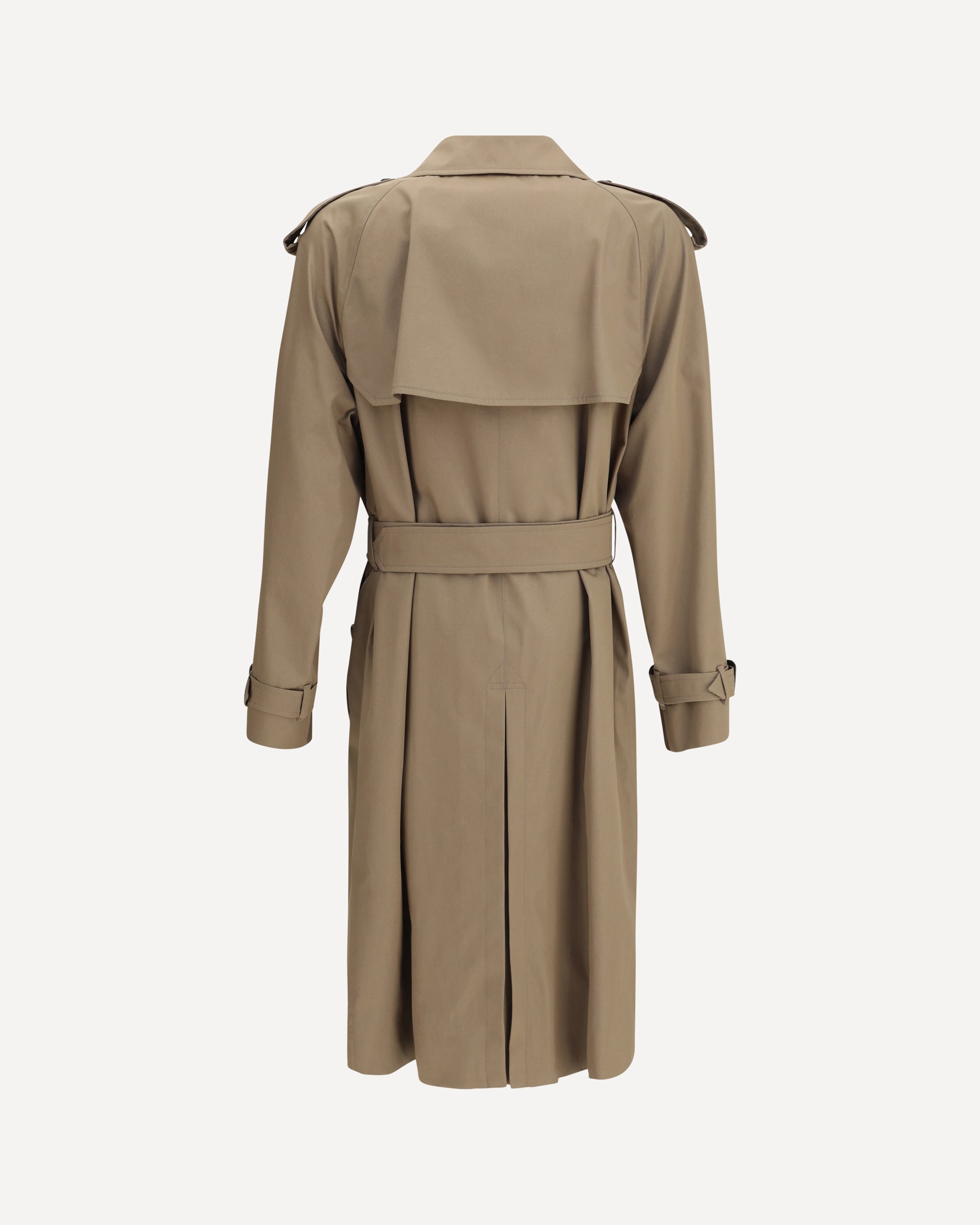 BURBERRY Long cotton gabardine Trench Coat BEIGE | Base Blu BURBERRY Long cotton gabardine Trench Coat BEIGE | Base Blu