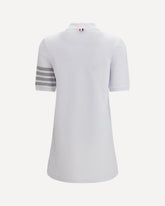 Piqué Polo Dress - WHITE | Base Blu