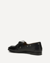 Mocassini Plume in pelle  - NERO | Base Blu